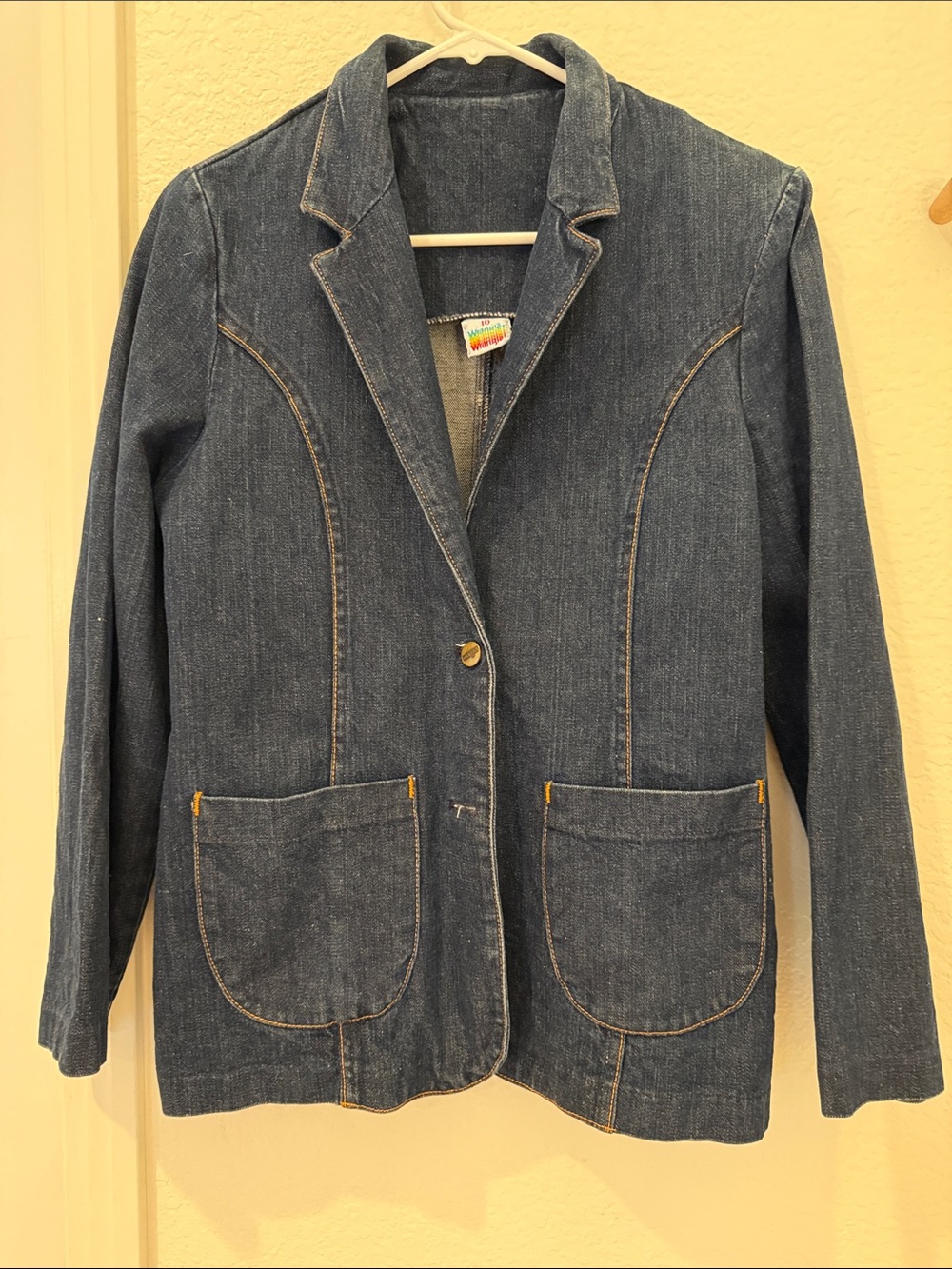 Wrangler Vintage Denim Blazer Jacket